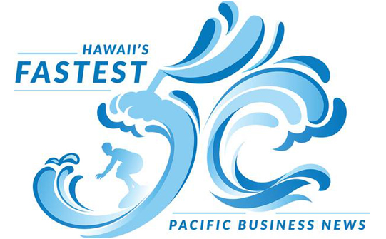 Pacific Business News Hawaii’s Fastest 50 Award